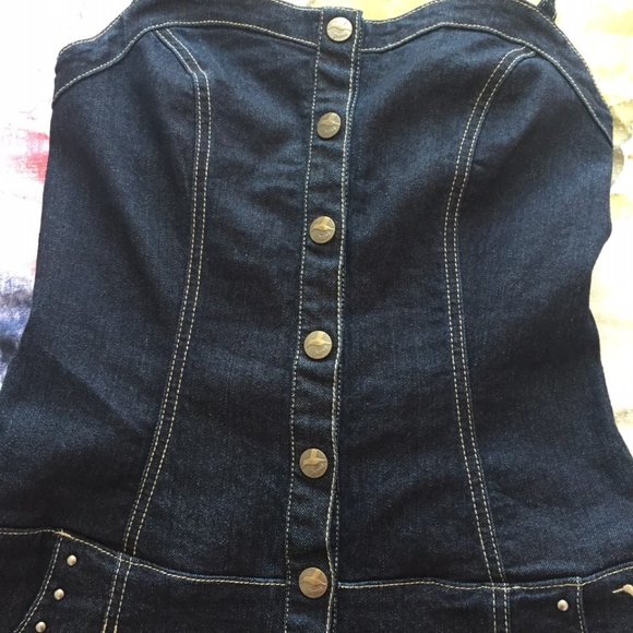 GRANE DENIM ROMPER, SZ. L - Picture 2 of 8